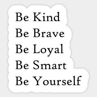 Be yourself Sticker
